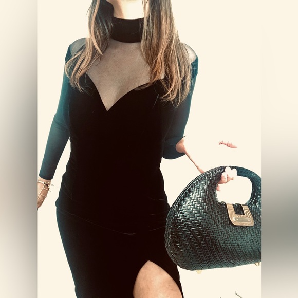 Vintage Tadashi Shoji Dress - Picture 1 of 13